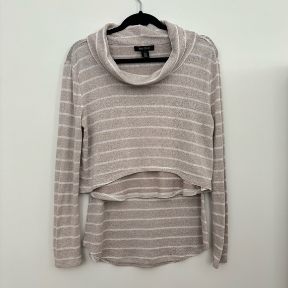 WHBM 2 Piece Double Layer Knit Top - Picture 6 of 12